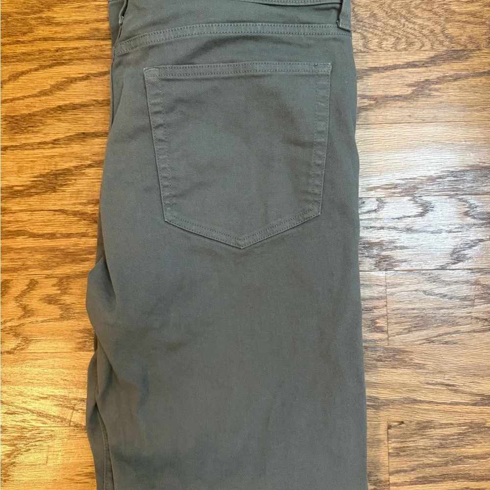 J. Crew Straight Fit Pants in Olive